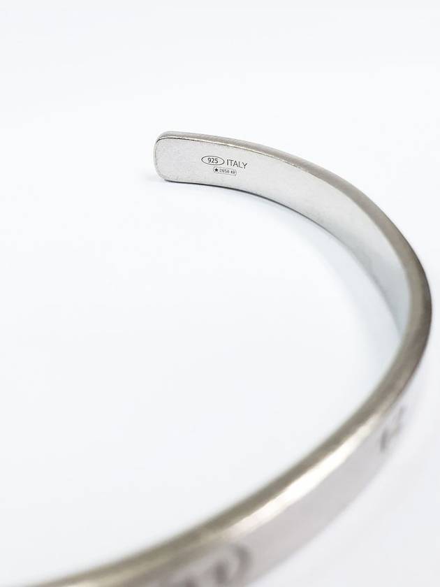 Number Slim Curve Bracelet Silver - MAISON MARGIELA - BALAAN 3