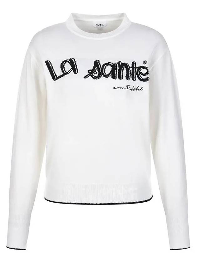 Lasante lettering knit MK3AP406 - P_LABEL - BALAAN 4