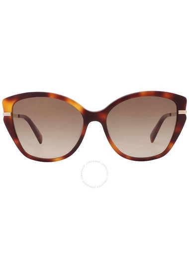 Longchamp Brown Gradient Butterfly Ladies Sunglasses LO627S 214 57 - LONGCHAMP - BALAAN 1