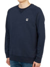 Grey Fox Head Patch Classic Sweatshirt Navy - MAISON KITSUNE - BALAAN 3