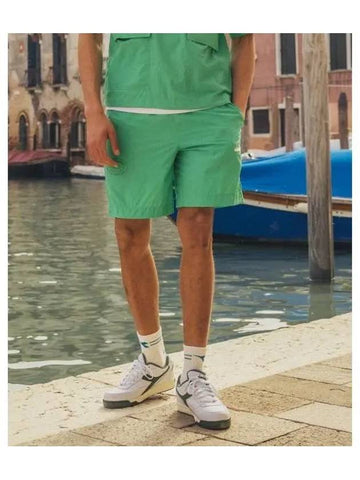 Diadora Reggero Pigment Shorts GREEN - DIADORA - BALAAN 1