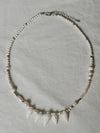 Shell Lava stone Pearl Necklace - RUBATI - BALAAN 1