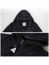 Galion Short Down Jacket Navy - MONCLER - BALAAN 6