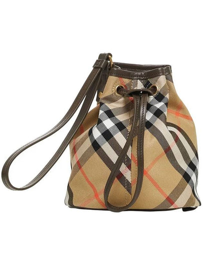 Check drawstring mini bag 8093916 - BURBERRY - BALAAN 2