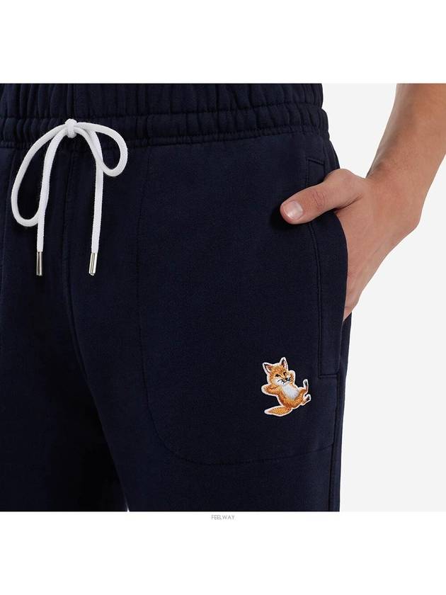 Chillax Fox Patch Classic Track Pants Navy - MAISON KITSUNE - BALAAN 7