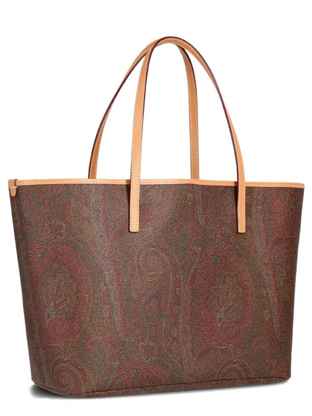 Paisley Medium Shopper Shoulder Bag Brown - ETRO - BALAAN 5