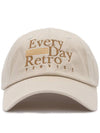 EDRS WASHED BALL CAP PUTTY - POLYGRAM - BALAAN 6