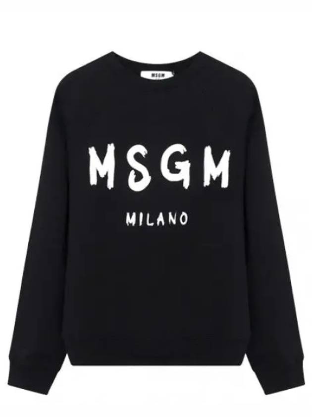 Brushed Logo Sweatshirt Women - MSGM - BALAAN 1