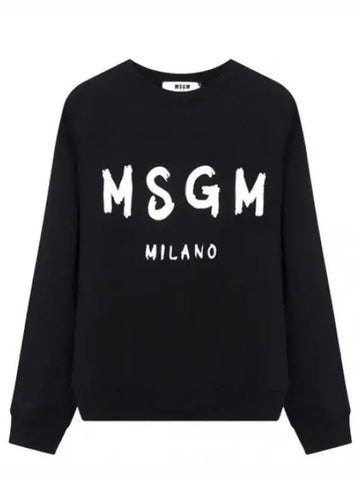 Brushed Logo Sweatshirt Women - MSGM - BALAAN 1