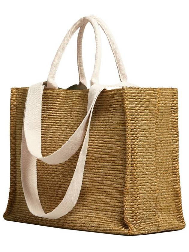 Raffia East West Tote Bag Natural - MARNI - BALAAN 4