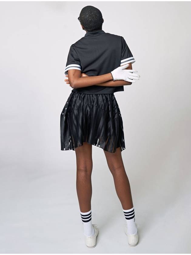 AW31PS06 Sheer Stripe G ShortsBlack - ATHPLATFORM - BALAAN 3