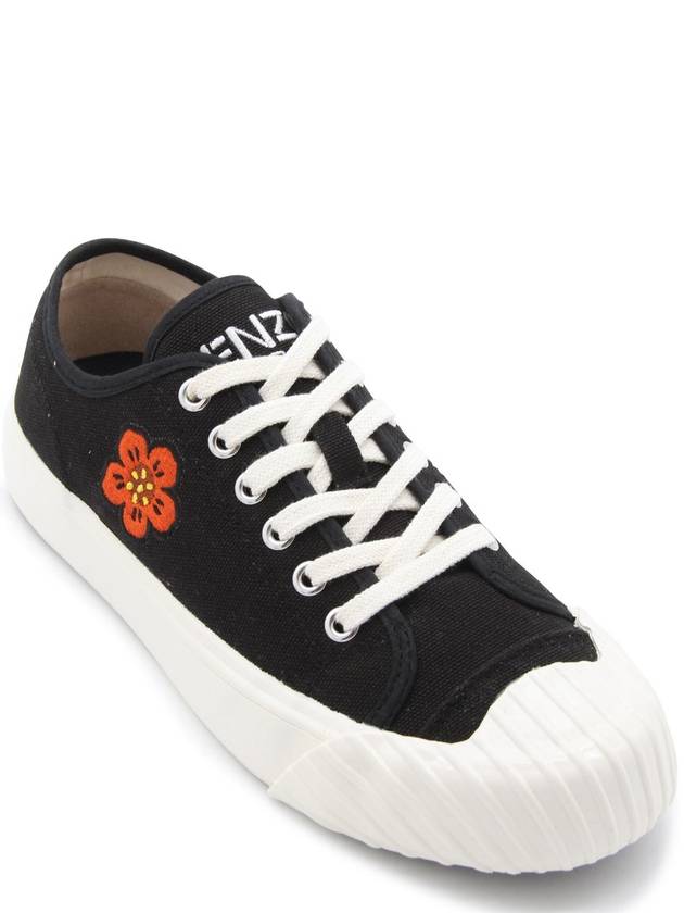 Shool Boke Flower Low Top Sneakers Black - KENZO - BALAAN 6