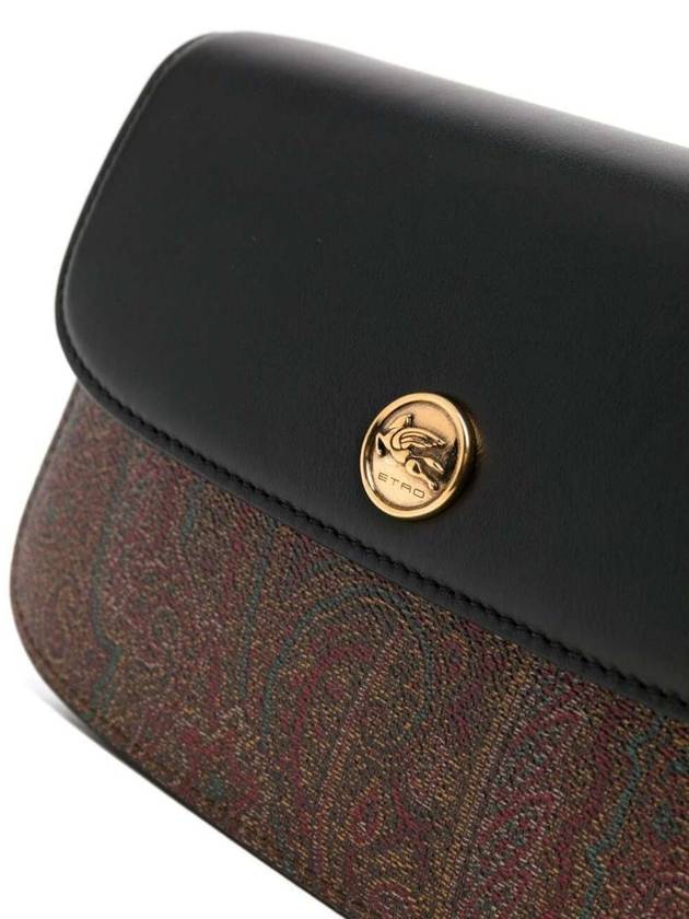 Paisley Print Shoulder Bag Brown - ETRO - BALAAN 5