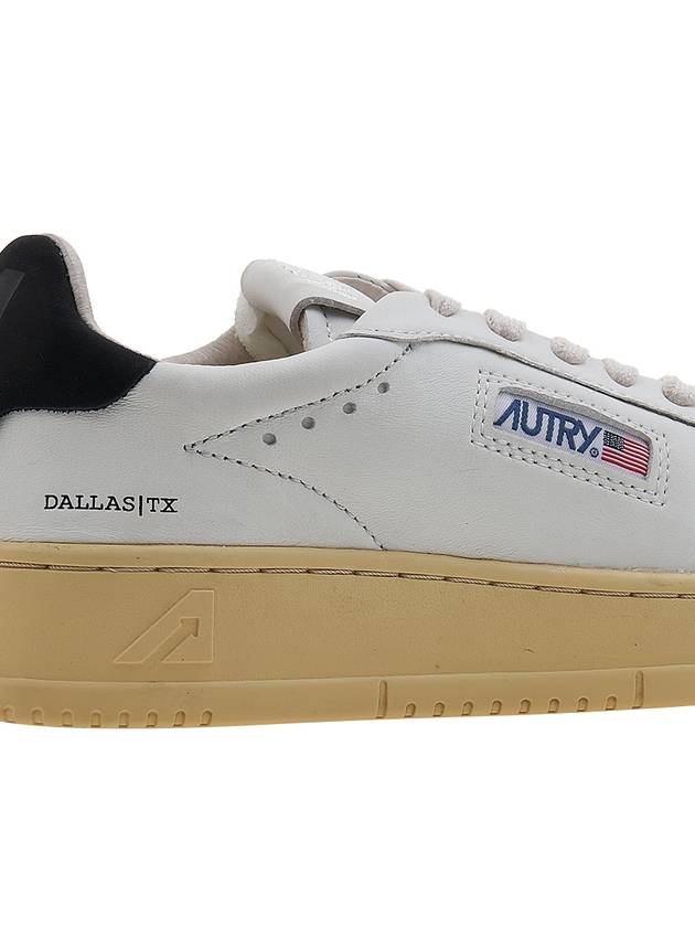 Dallas Black Tab Leather Low Top Sneakers White - AUTRY - BALAAN 11