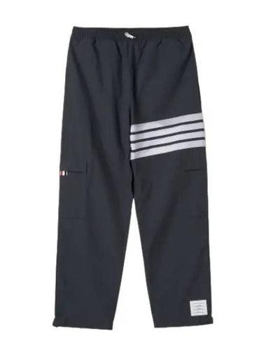 diagonal track pants navy - THOM BROWNE - BALAAN 1