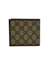 GG Logo Interlocking Half Wallet Brown - GUCCI - BALAAN 3