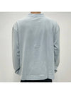 Crew Neck Long Sleeve T-Shirt Soft Blue - ACNE STUDIOS - BALAAN 6