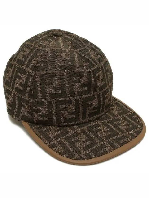 FF Monogram Ball Cap Brown - FENDI - BALAAN 2