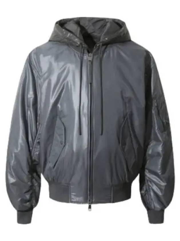 Glossy layered aviation jumper blouson jacket - IRO - BALAAN 1