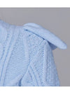 Golf Wear Pastel Ruffle Knit Sweater Skyblue - J JANE - BALAAN 5