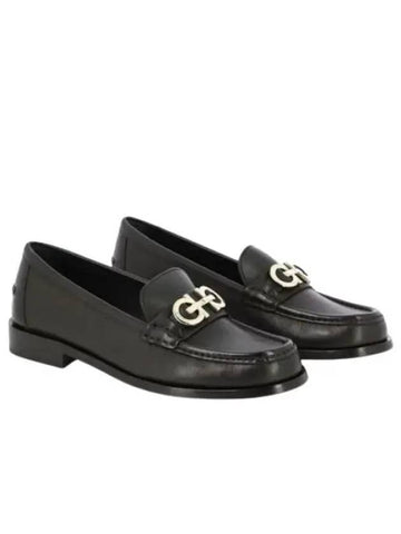 Gancini Women s Moccasins OFELIA NERO 0764198 - SALVATORE FERRAGAMO - BALAAN 1