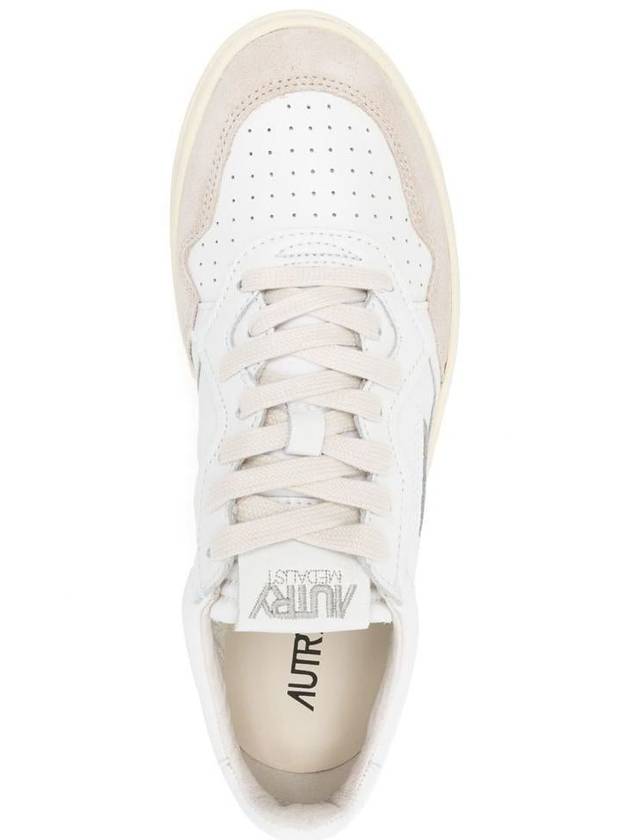 Medalist Goatskin Low Top Sneakers White - AUTRY - BALAAN 5