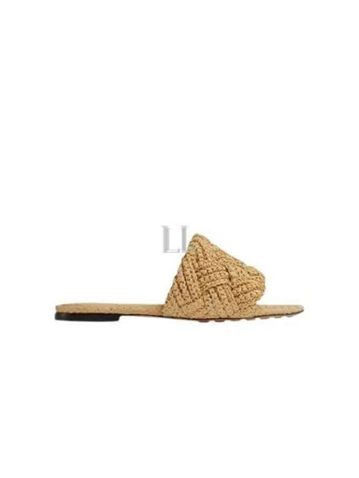 Lido Intrecciato Flat Slipper Beige - BOTTEGA VENETA - BALAAN 2