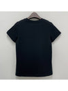 Denise Embroidered Short Sleeve T-shirt Black - A.P.C. - BALAAN 3