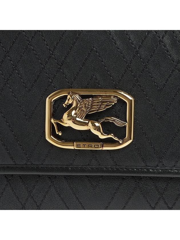 Pegasus Chevron Shoulder Bag Black 1N385 7697 1 - ETRO - BALAAN 8