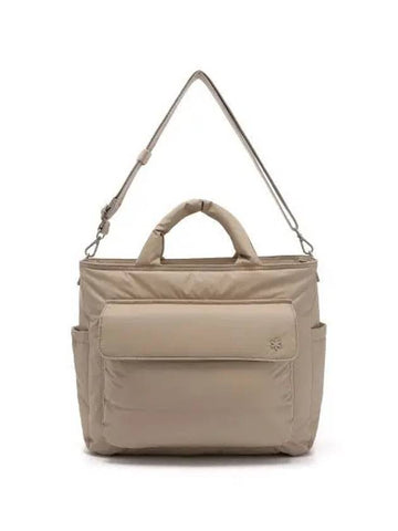 Bubby Large Tote Bag S24WWFTB53 Beige - SNOW PEAK - BALAAN 1