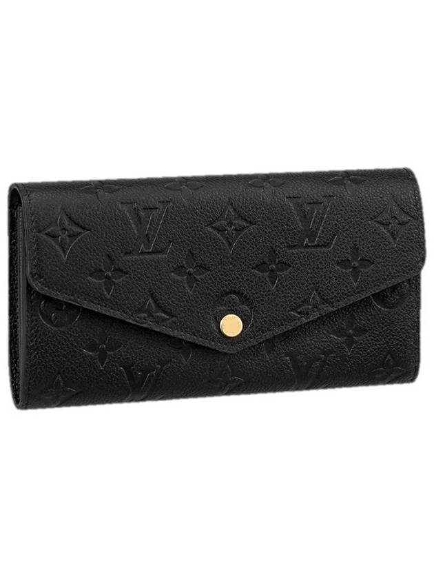 Sarah Monogram Long Wallet Black - LOUIS VUITTON - BALAAN 2