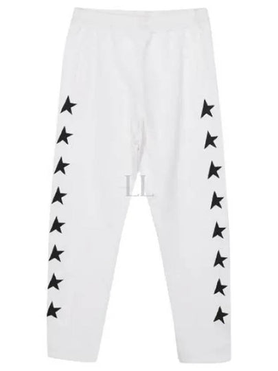 Men's Star Track Pants White - GOLDEN GOOSE - BALAAN 2