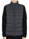 Down Padded Vest Bluegrey - HERNO - BALAAN 3