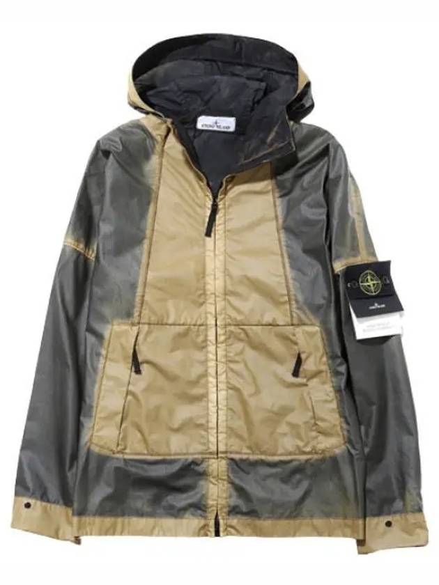 Airbrush Effect Musola Gomata Badge Hooded Jacket Men - STONE ISLAND - BALAAN 1