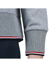 Logo Tab RWB Stripe Trimming Knit Top Grey - THOM BROWNE - BALAAN 8