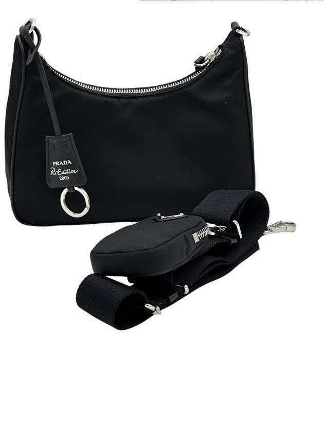 Re-Edition 2005 Re-Nylon Shoulder Bag Black - PRADA - BALAAN 7