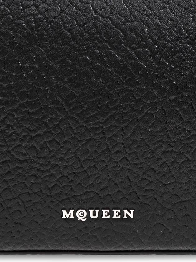 Alexander McQueen Leather Bag T-Bar Mini, Women's, Black - ALEXANDER MCQUEEN - BALAAN 6