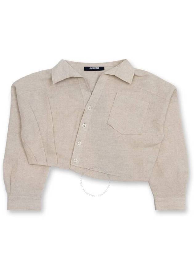 Jacquemus Girls Le Mejean Asymmetrical Shirt Size 6Y - JACQUEMUS - BALAAN 1