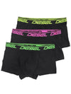 Logo Waistband Briefs 3-Pack Black - DIESEL - BALAAN 1