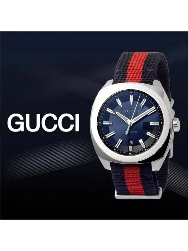 41MM Watch YA142304 Blue Red - GUCCI - BALAAN 3