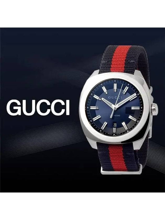 41MM Watch YA142304 Blue Red - GUCCI - BALAAN 2