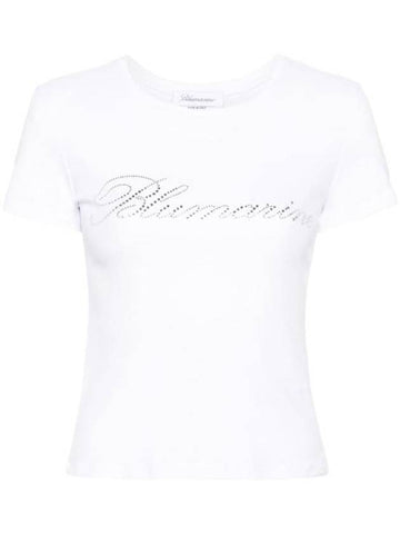 Short Sleeve T-Shirt 2T054A N0100 - BLUMARINE - BALAAN 1