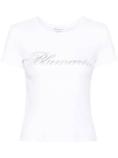 Short Sleeve T-Shirt 2T054A N0100 - BLUMARINE - BALAAN 1