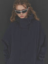 High neck hooded windbreaker navy - CPGN STUDIO - BALAAN 3