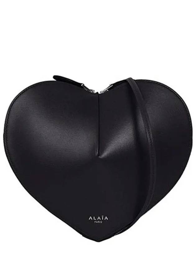 Heart Shoulder Cross Bag Black - ALAIA - BALAAN 3