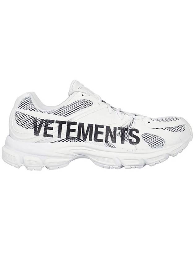 12Th Anniversary Artisanal Spike Runner Low Top Sneakers White - VETEMENTS - BALAAN 3