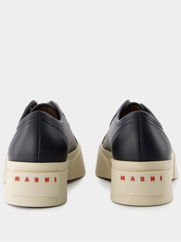 Pablo Lace-Up Low Top Sneakers Black - MARNI - BALAAN 4