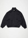 Fluid Logo Print Track Jacket Navy - ACNE STUDIOS - BALAAN 2