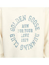 Cotton Journey Sweatshirt Ivory - GOLDEN GOOSE - BALAAN 11