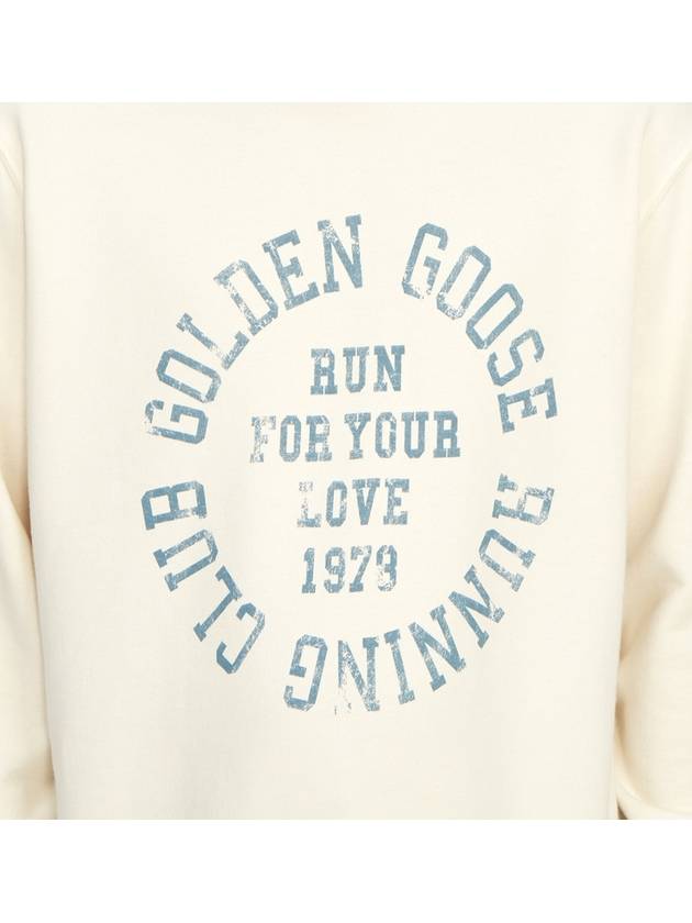 Cotton Journey Sweatshirt Ivory - GOLDEN GOOSE - BALAAN 11